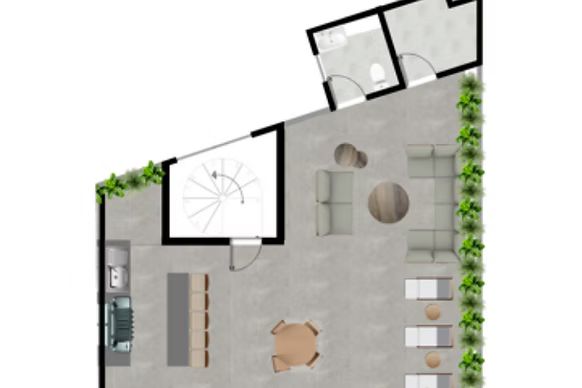 Plano Roof del Penthouse 3