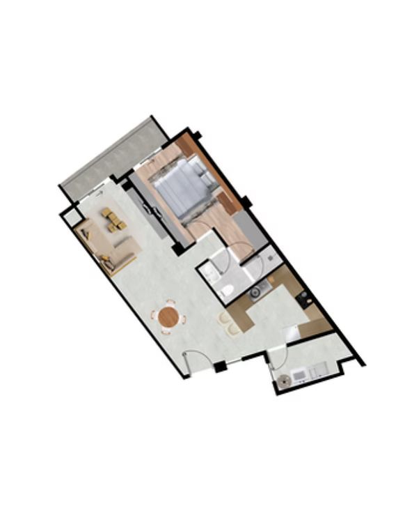 Plano departamento tipo 3