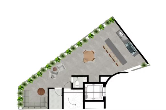 Plano Roof del Penthouse 1